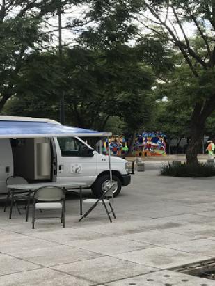 CNDH pone a disposición unidades móviles para recepción de quejas en calles del Centro Histórico