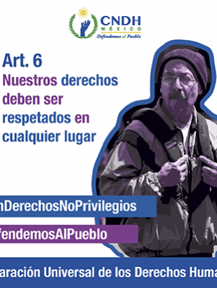 Nuestros derechos deben ser respetados en cualquier lugar