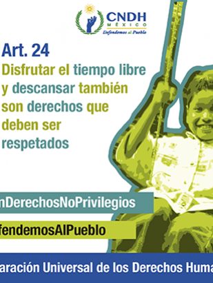 Disfrutar el tiempo libre y descansar también son derechos que deben ser respetados