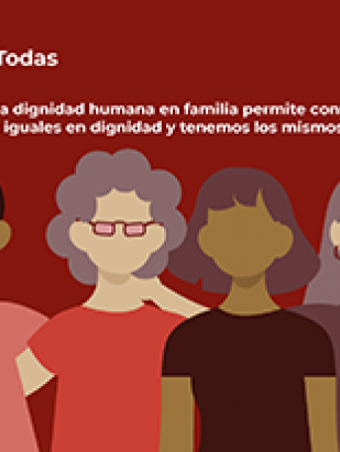 Vivir con respeto a la dignidad humana en familia permite convivir pacíficamente