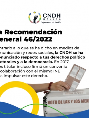 La recomendación 46/2022