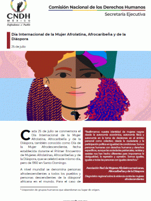 Día Internacional de la Mujer Afrolatina, Afrocaribeña y de la Diáspora