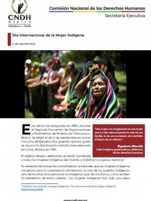 Día Internacional de la Mujer Indígena