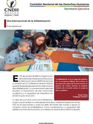 Día Internacional de la Alfabetización