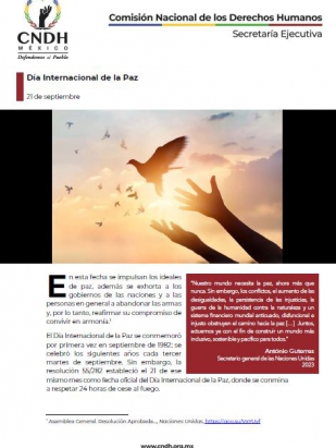 Día Internacional de la Paz