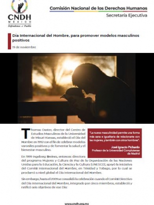 Día Internacional del Hombre, para promover modelos masculinos positivos