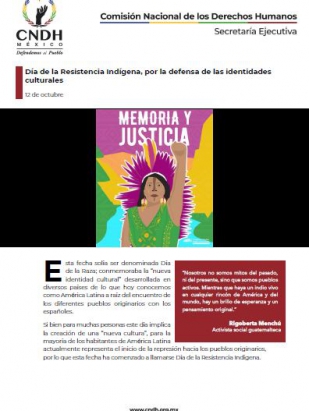 Día de la Resistencia Indígena, por la defensa de las identidades culturales