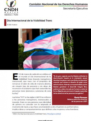 Día Internacional de la Visibilidad Trans