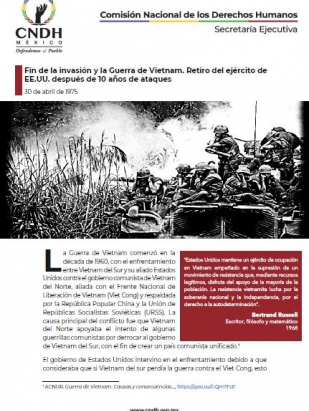 Fin de la invasión y la Guerra de Vietnam. Retiro del ejército de EE.UU. después de 10 años de ataques