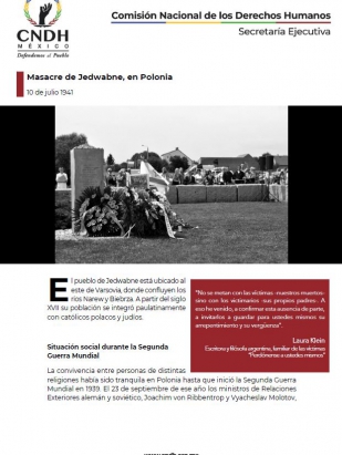 Masacre de Jedwabne, en Polonia