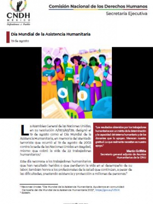 Día Mundial de la Asistencia Humanitaria