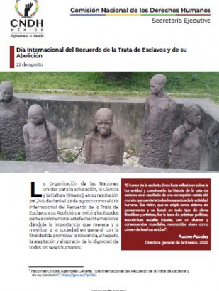 Día Internacional del Recuerdo de la Trata de Esclavos y de su Abolición