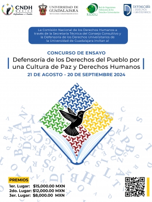 Concurso de Ensayo Defensoría de los Derechos del Pueblo por una Cultura de Paz y Derechos Humanos