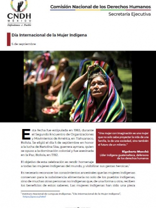 Día Internacional de la Mujer Indígena