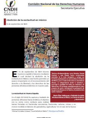 Abolición de la esclavitud en México