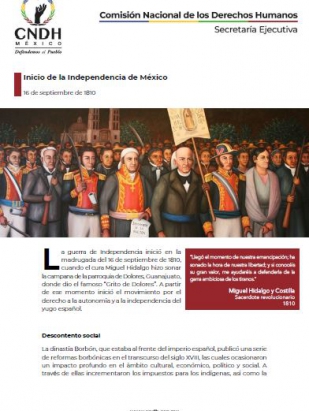 Inicio de la Independencia de México