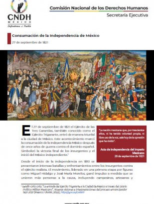 Consumación de la Independencia de México