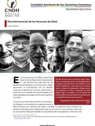 Día Internacional de las Personas de Edad