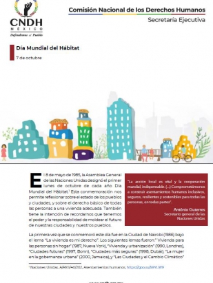 Día Mundial del Hábitat