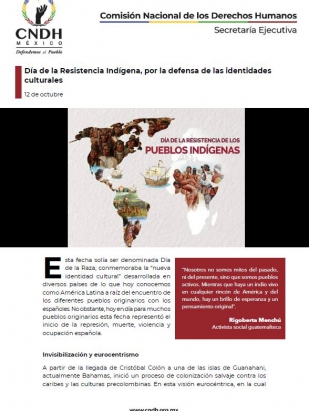 Día de la Resistencia Indígena, por la defensa de las identidades culturales