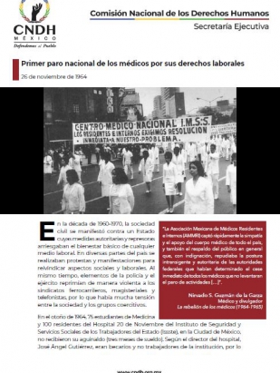 Primer paro nacional de los médicos por sus derechos laborales