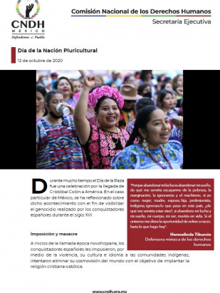 Día de la Nación Pluricultural