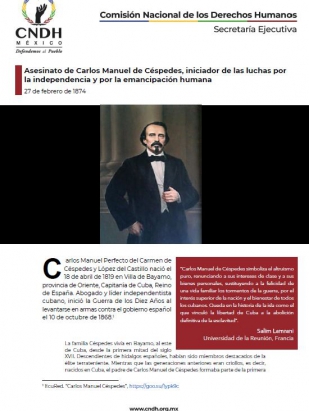 Asesinato de Carlos Manuel de Céspedes, iniciador de las luchas por la independencia y por la emancipación humana