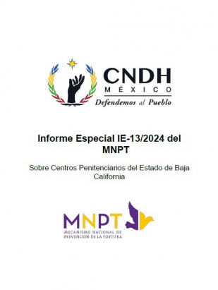 Informe Especial 13/2024 sobre centros de reinserción social mixtos en Baja California.