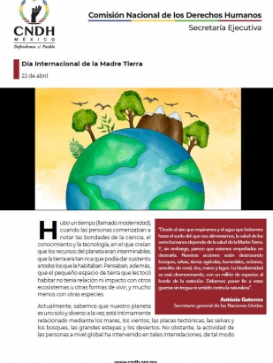 Día Internacional de la Madre Tierra