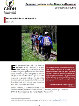 Día Mundial de los Refugiados