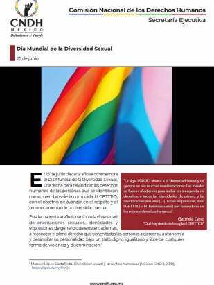 Día Mundial de la Diversidad Sexual