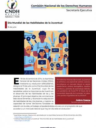  Día Mundial de las Habilidades de la Juventud