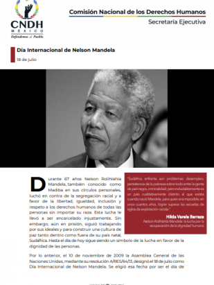  Día Internacional de Nelson Mandela