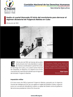 Asalto al cuartel Moncada: El inicio del movimiento para derrocar el régimen dictatorial de Fulgencio Batista en Cuba