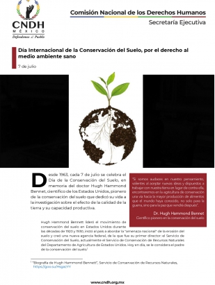 Día Internacional de la Conservación del Suelo, por el derecho al medio ambiente sano