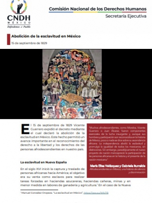 Abolición de la esclavitud en México