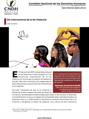 Día Internacional de la No Violencia