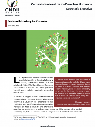 Día Mundial de las y los Docentes