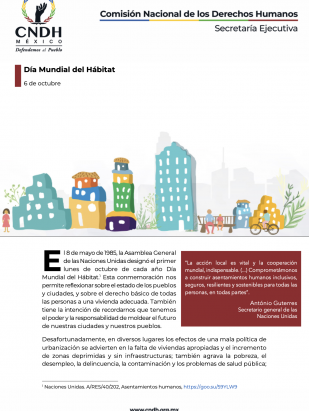 Día Mundial del Hábitat