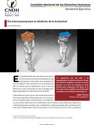 Día Internacional para la Abolición de la Esclavitud