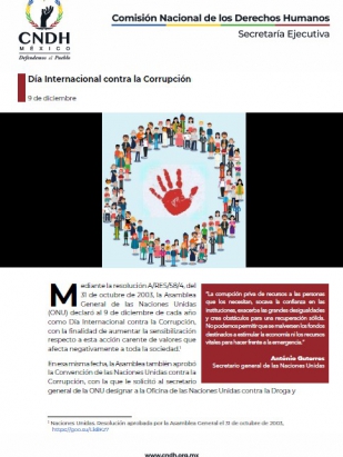 Día Internacional contra la Corrupción