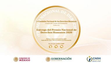 Premio Nacional de Derechos Humanos 2020.