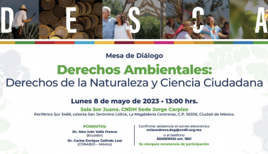 Mesa 1: Derechos ambientales. Derechos de la Naturaleza y Ciencia Ciudadana