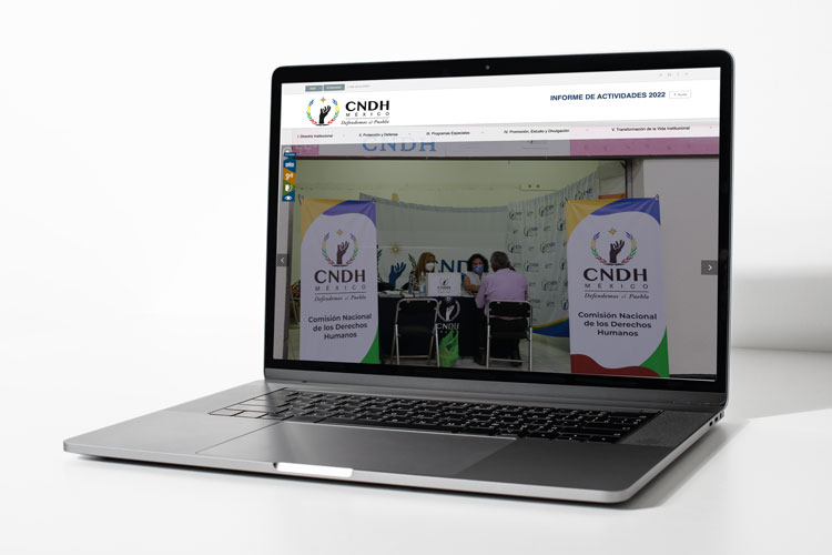 Página de Inicio De la Comisión Nacional de los Derechos Humanos